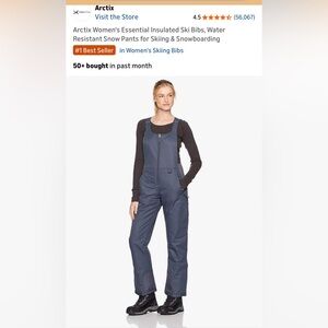 Arctix Women's Insulated Gray Snow Ski Pants- Plus size